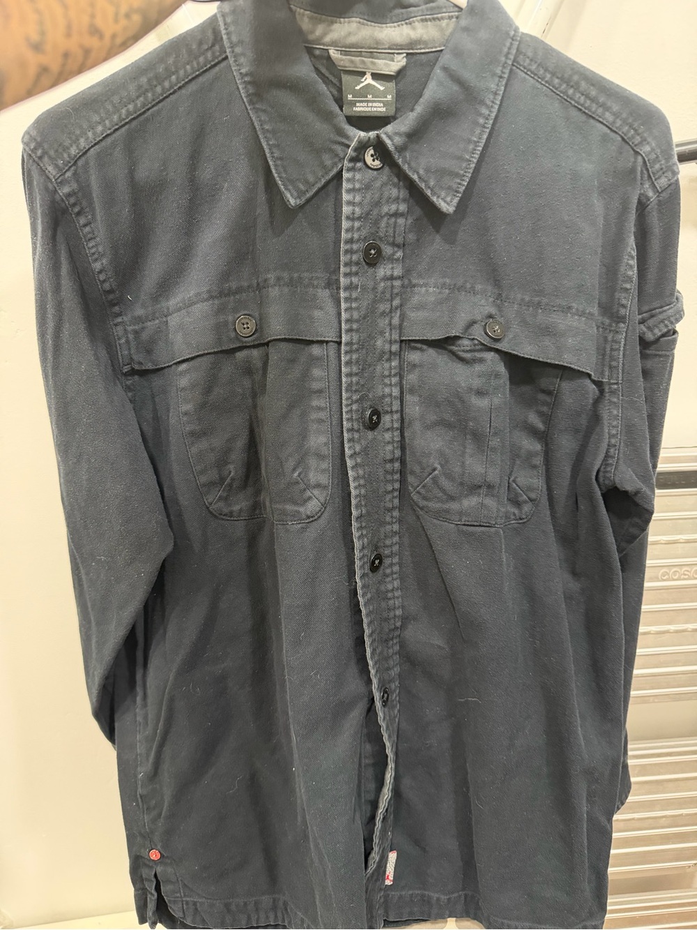 Jordan Men's black Button-Up Work Jacket